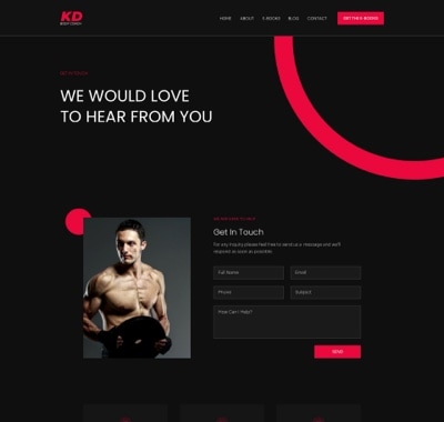 Interface de la page de contact Bruno Casino avec formulaire